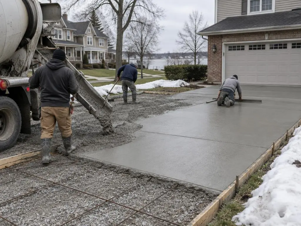 Concrete Driveways in Aurora, IL
