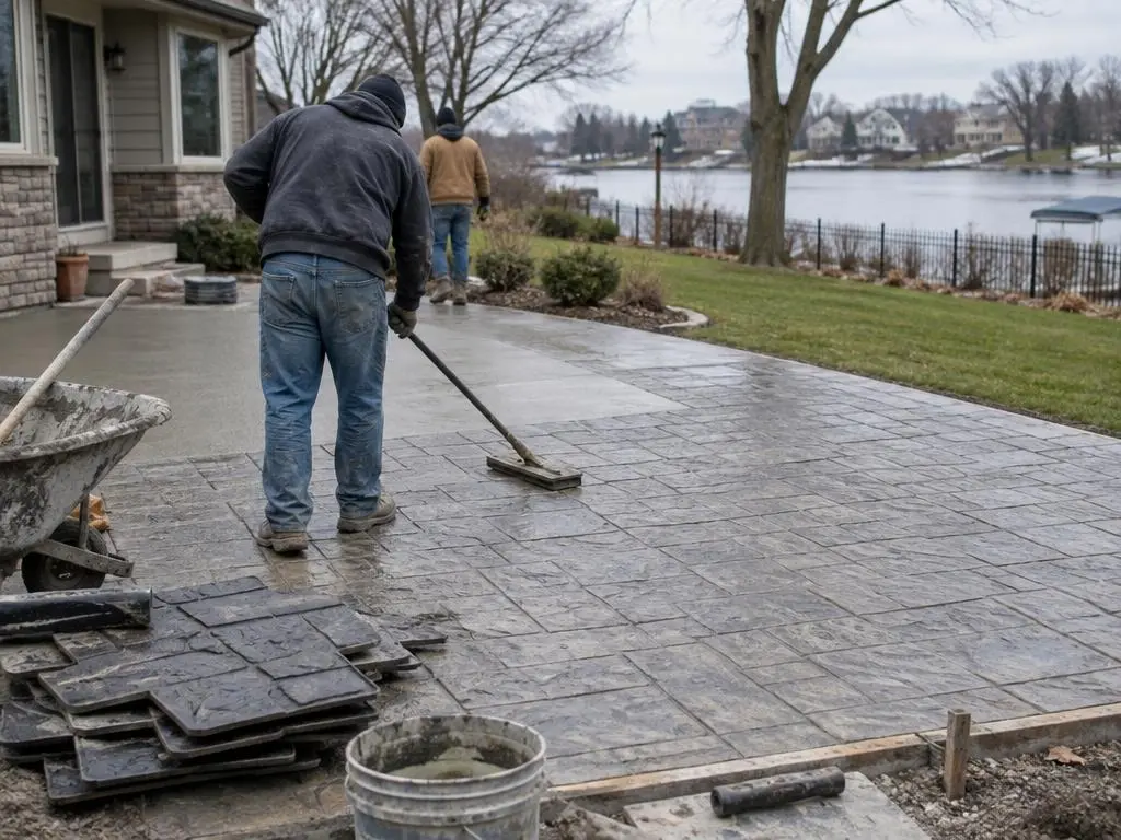 Stamped Concrete in Aurora, IL